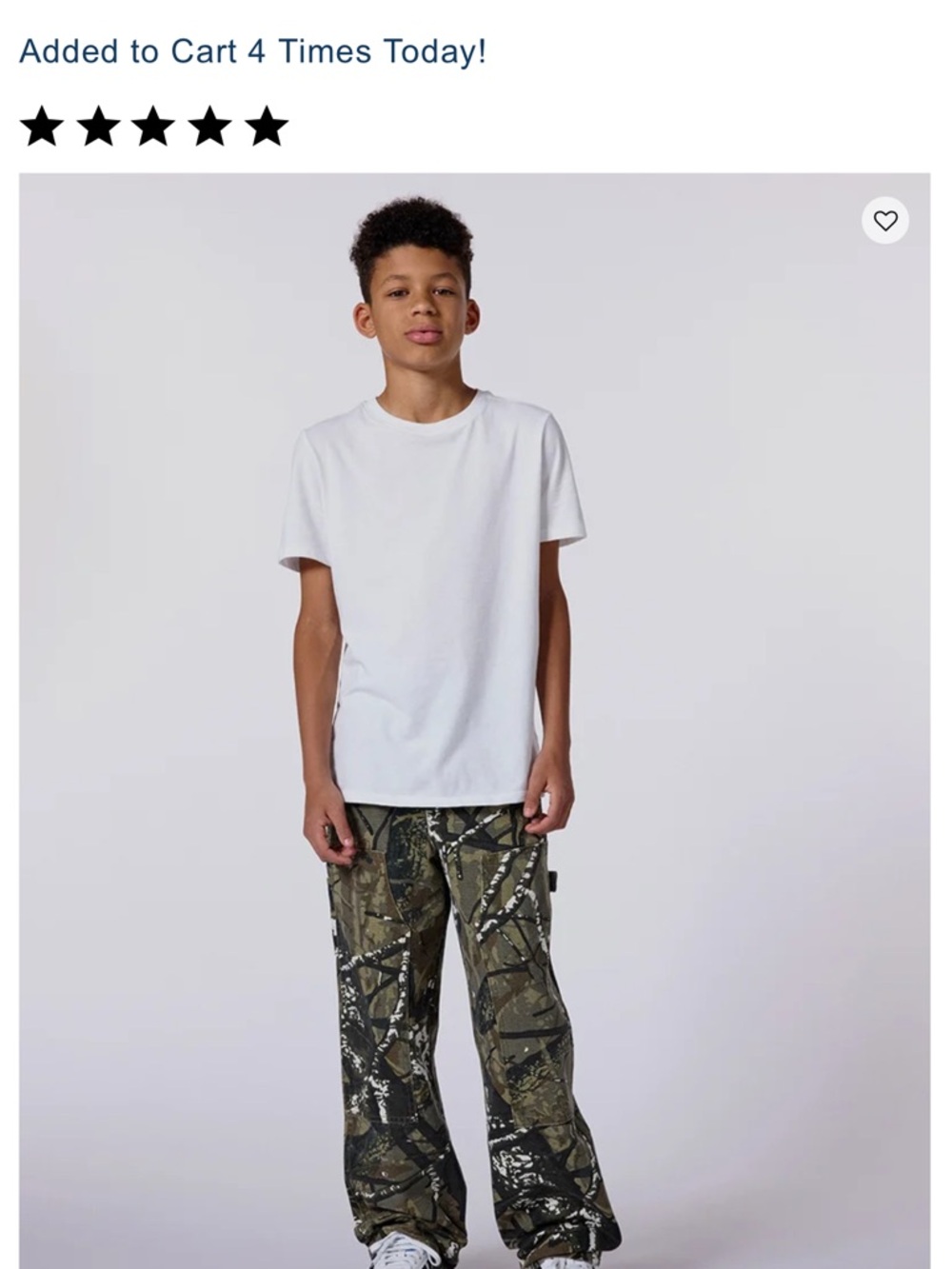 Boys RSQ Camo Utility Pants